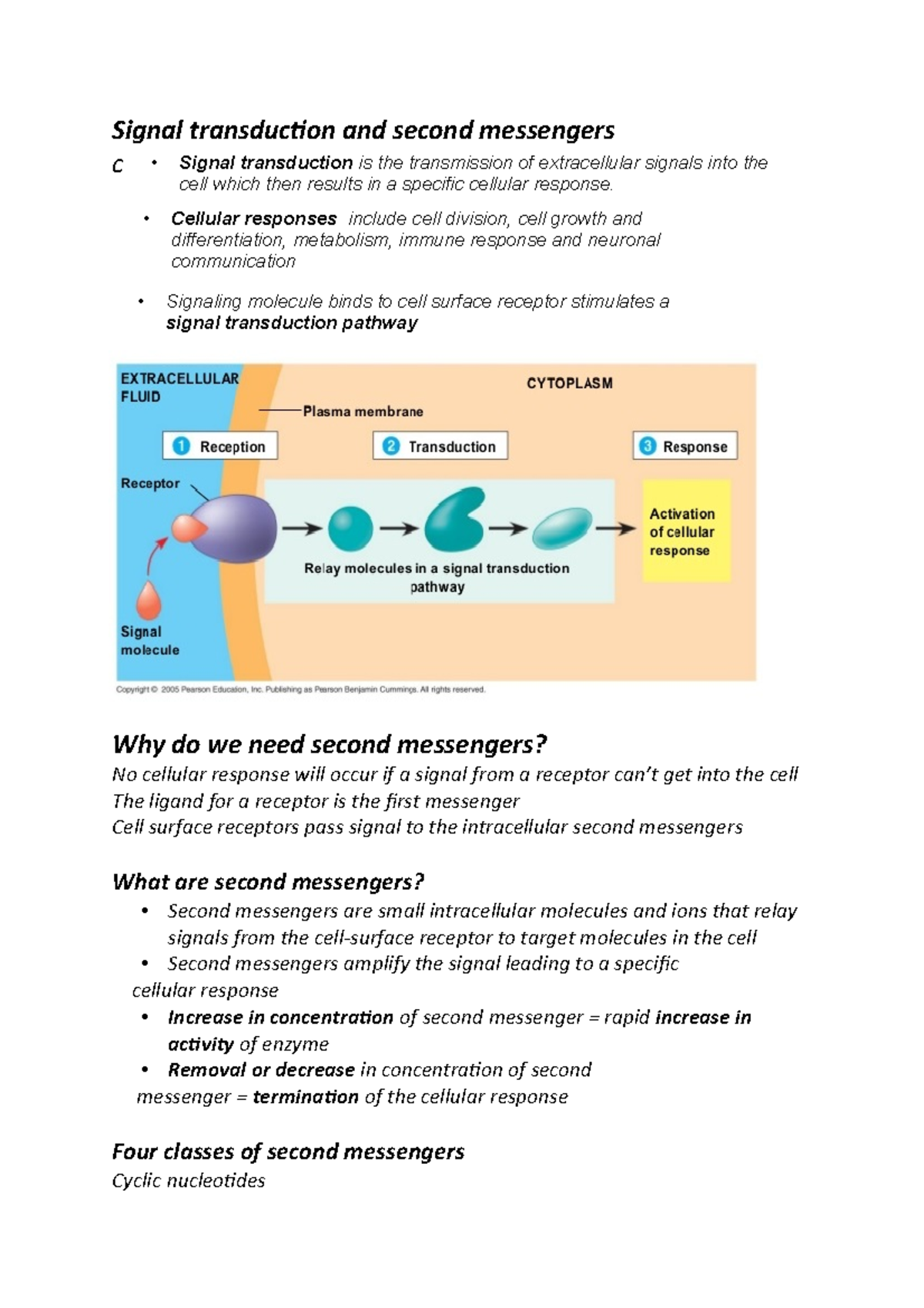 Signal transduction and second messengers - Membrane lipid derivatives ...
