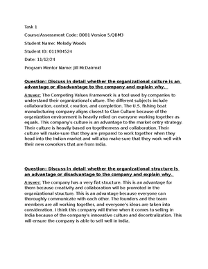 AVM1 Task 3 - Passed first try - The Significance of Innovation in ...