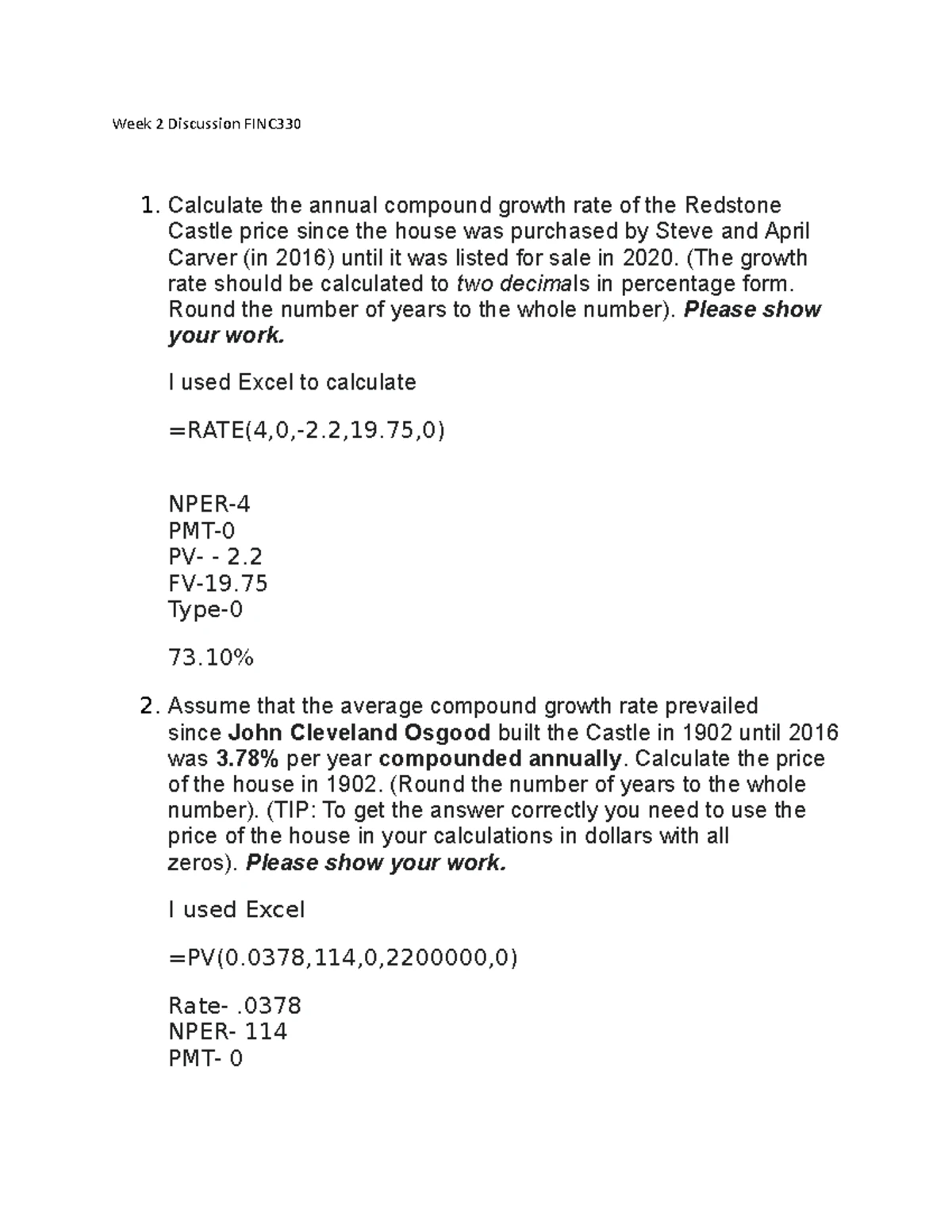 Market Ratios Analysis & Stock Valuation: FINC 330 Research Project ...