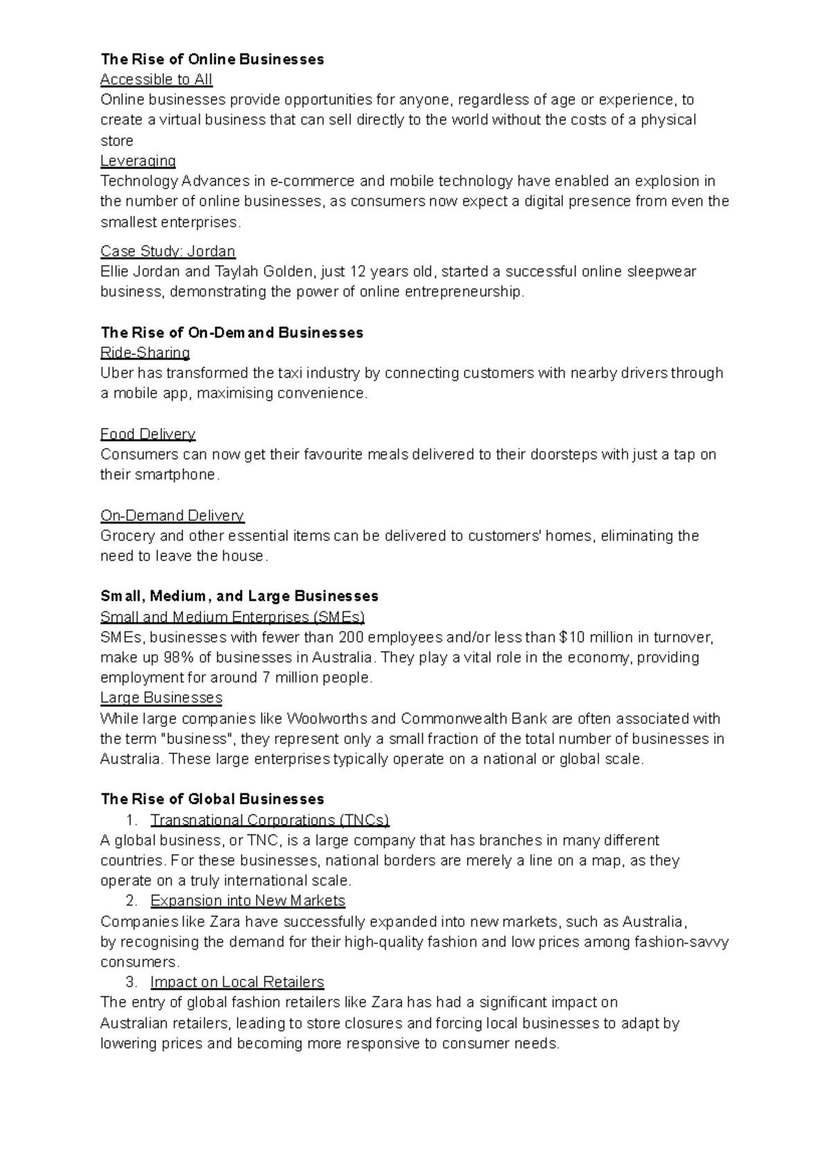 Commerce - Notes: The Evolution of Online Businesses and Their Impact ...