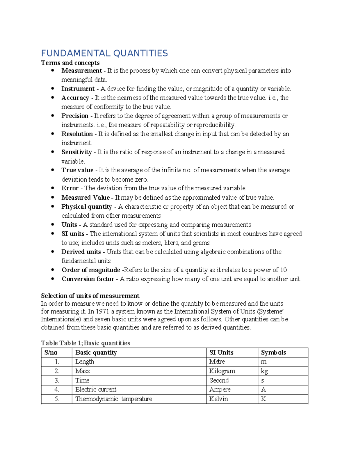 Level 4 Scientific Principles: Measurement, Energy, and Forces - Studocu
