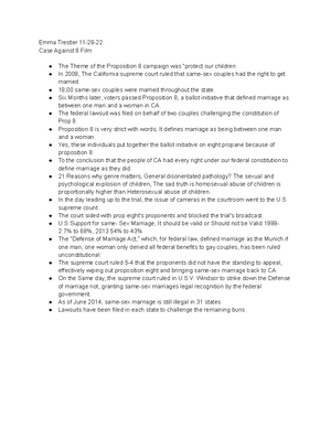 Introduction to LGBT Studies Final Notes - Common Threads Video Notes ...