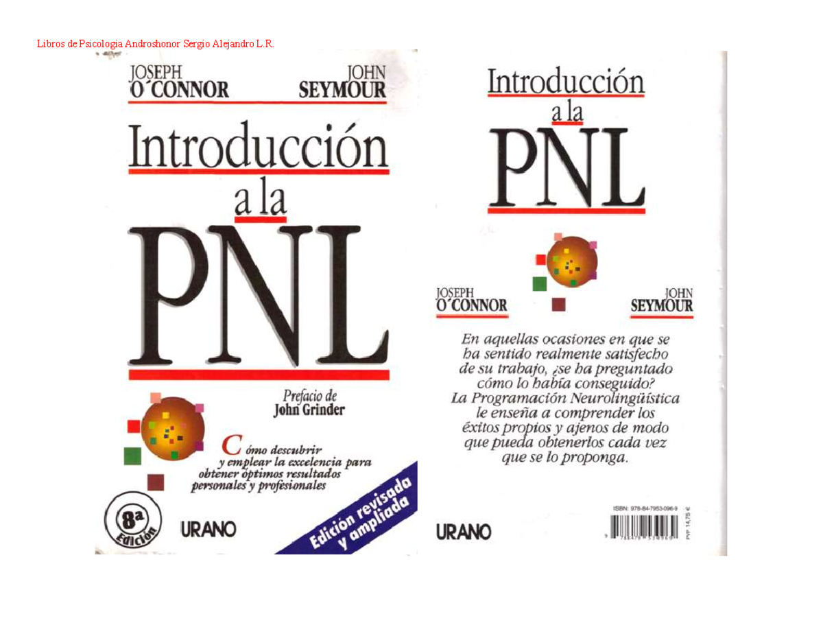 Introduccion A La Pnl Joseph O Connor www.studocu.com