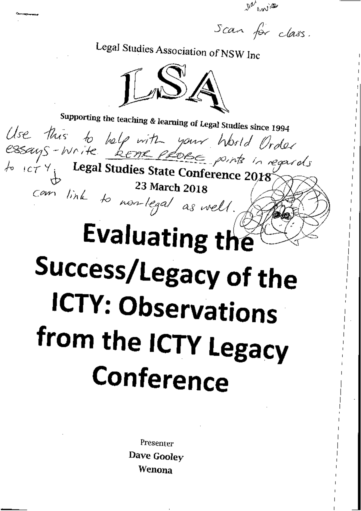 Evaluating the ICTY: Insights and Observations from the 2018 Conference ...