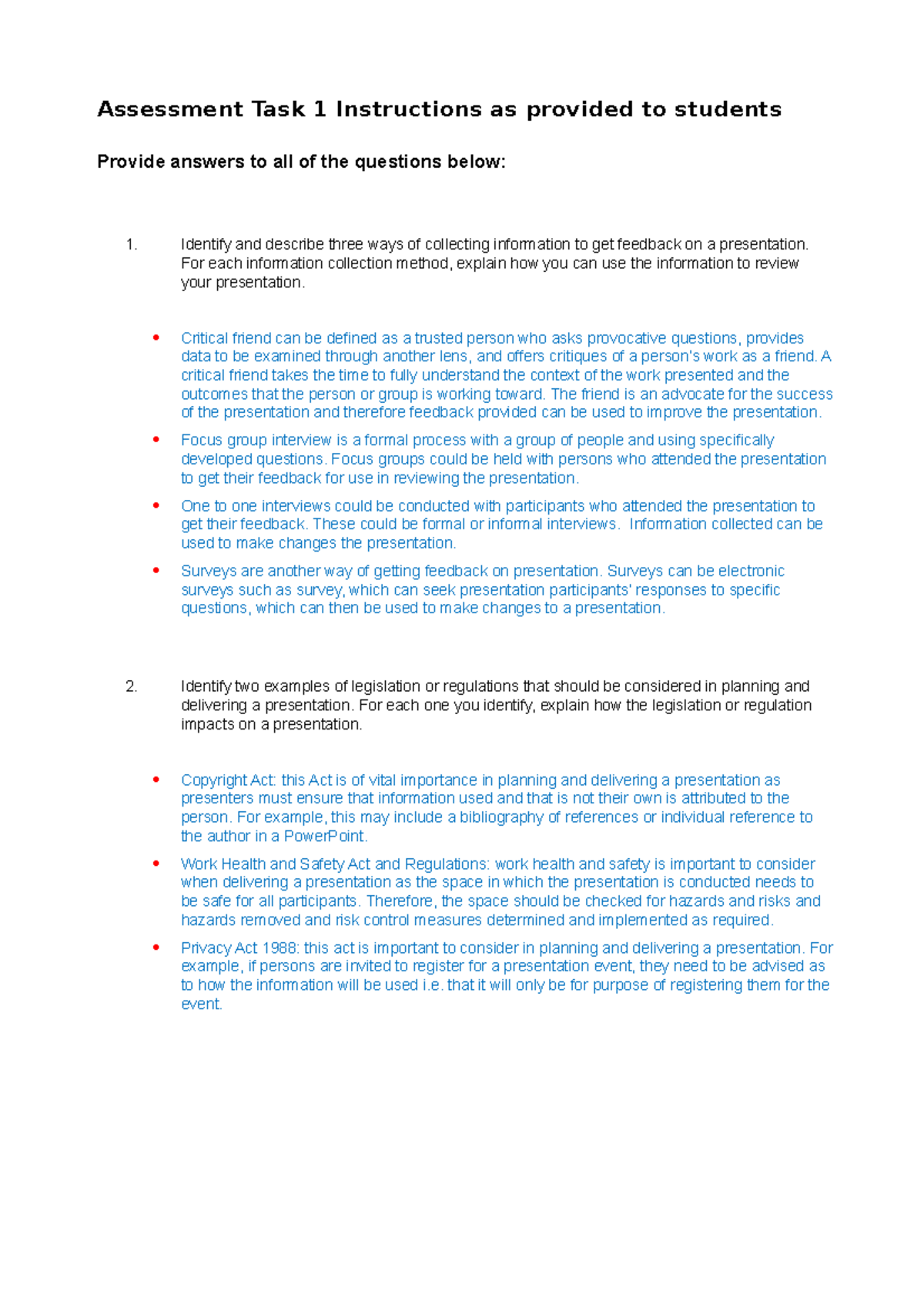 Assessment Task 1 Instructions - Studocu
