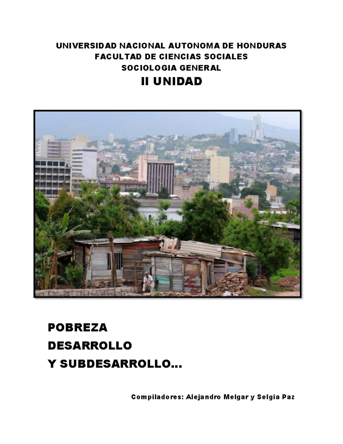 Sociología General II: Pobreza y Desarrollo en el Contexto Actual - Studocu