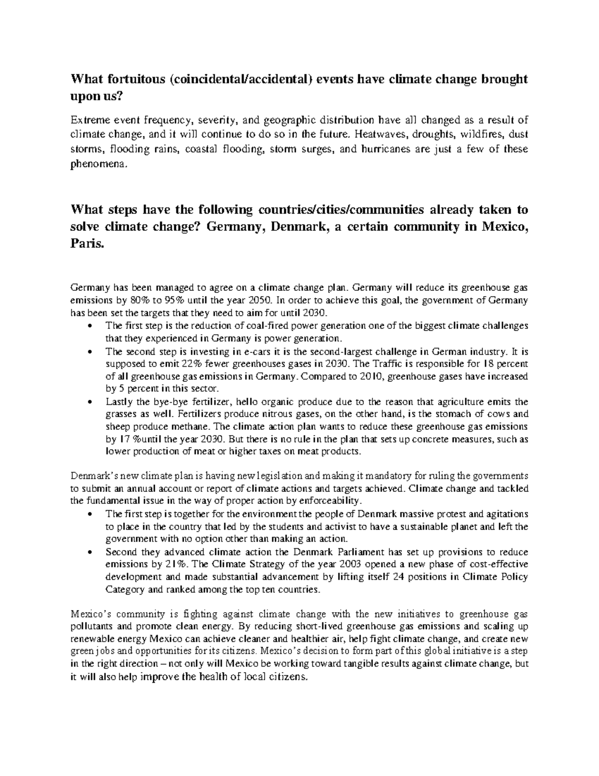 Climate Change - Check these new documents! - What fortuitous ...
