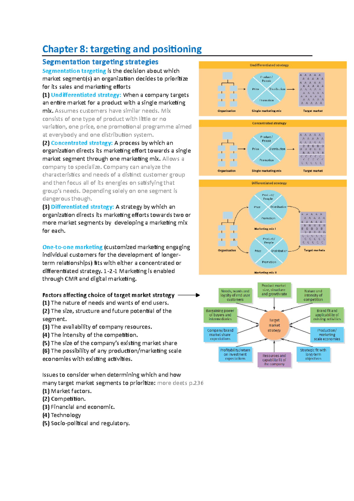 Marketing Chapter 8: Targeting and Positioning Strategies Explained ...