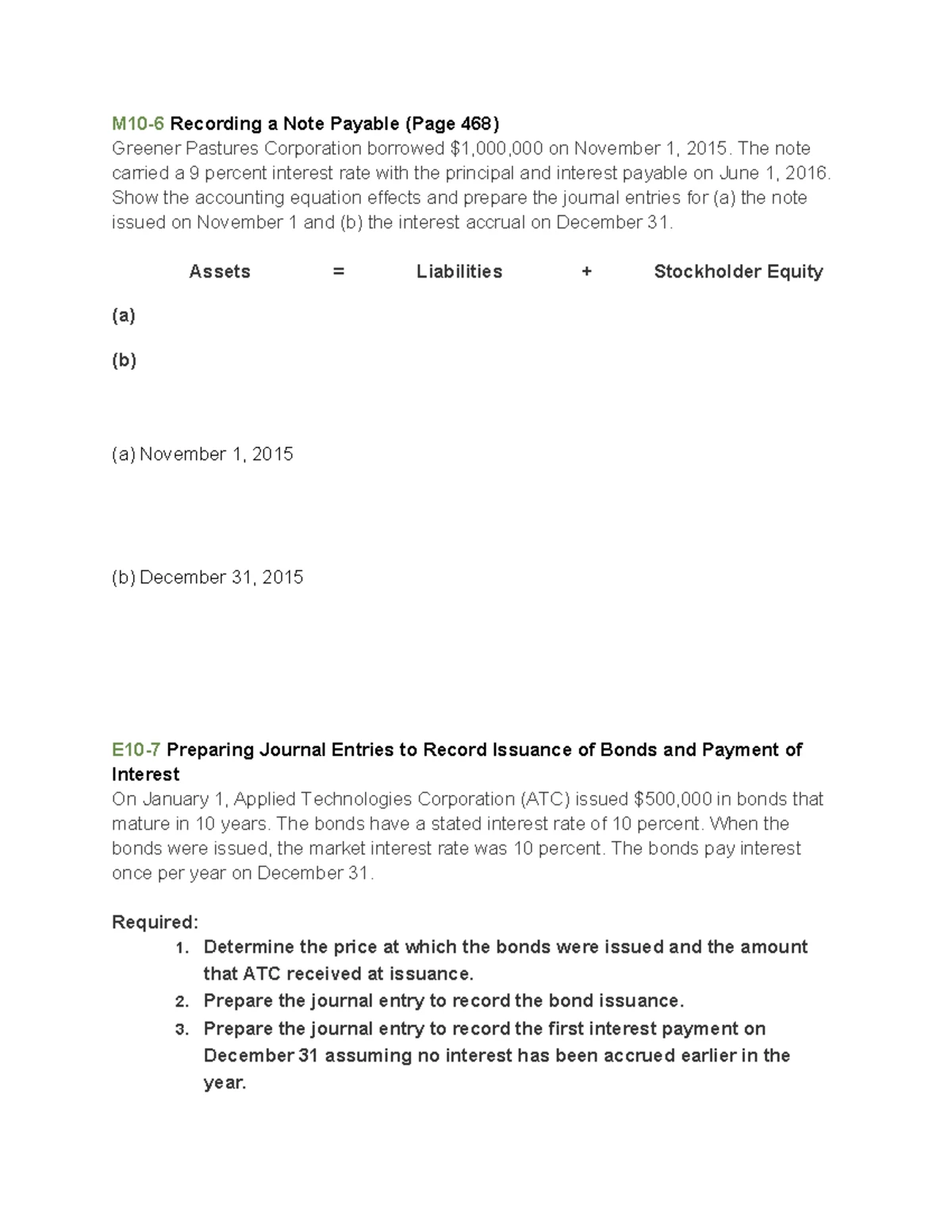 Chapter 2 Lab Handout: Journal Entries & Transaction Analysis for E U A ...