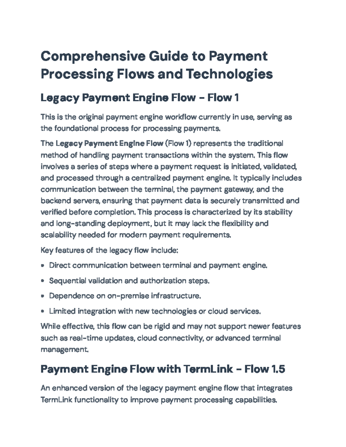 Comprehensive Overview of Payment Processing Flows and Technologies ...