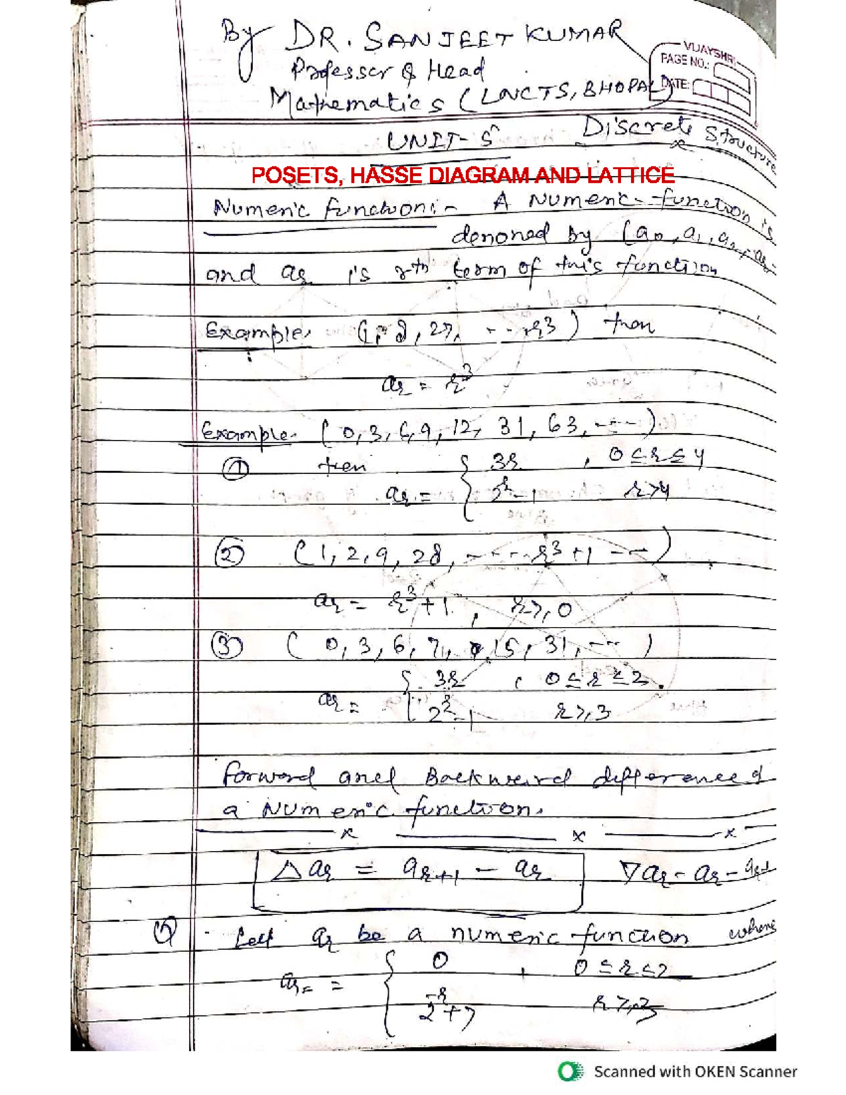 Discrete Structures: Posets, Hasse Diagrams & Lattices (LNCTS) - Studocu