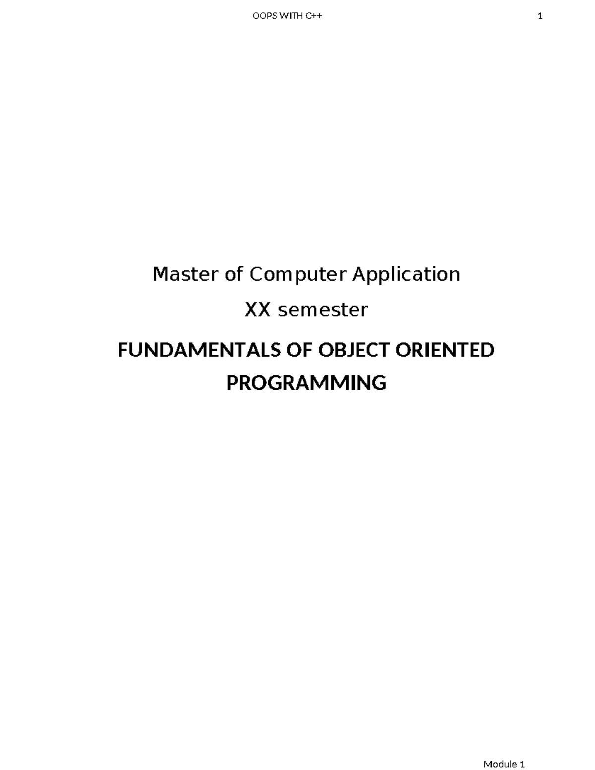 Opps with c++ by Girish Mantha - OOPS with C++ - A Text Book on ...
