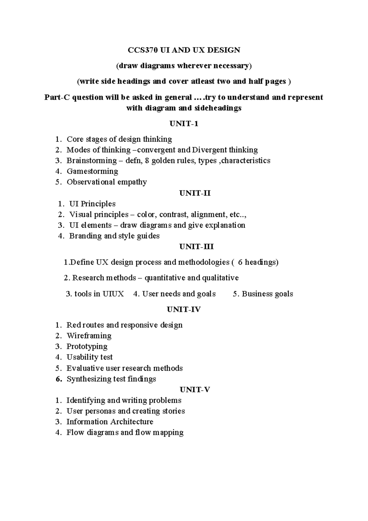 CCS370 Final Exam: Comprehensive Guide to UI & UX Design Concepts - Studocu