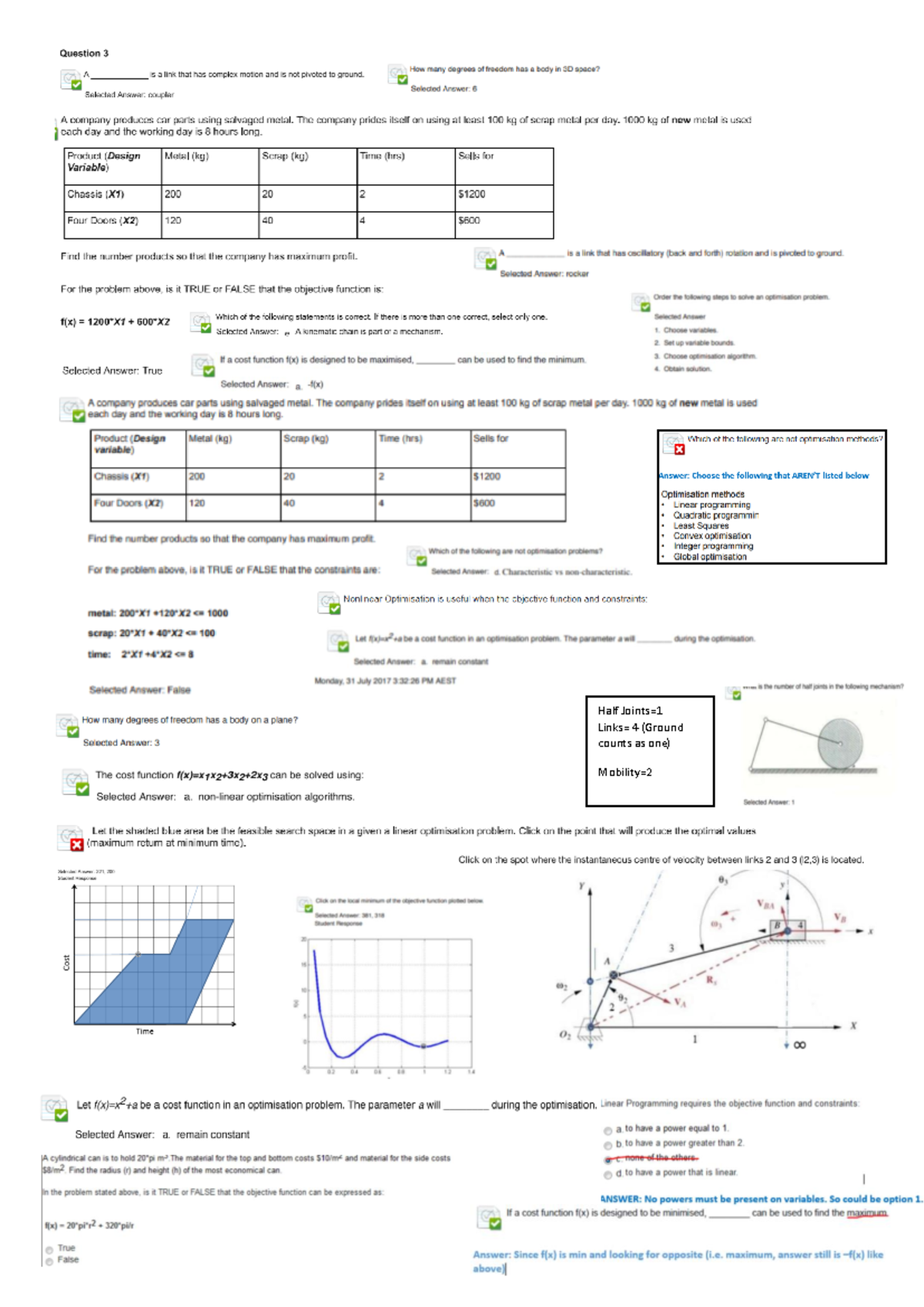 MD2-Quiz-4 - Notes on Half Joints and Mobility Concepts - Studocu