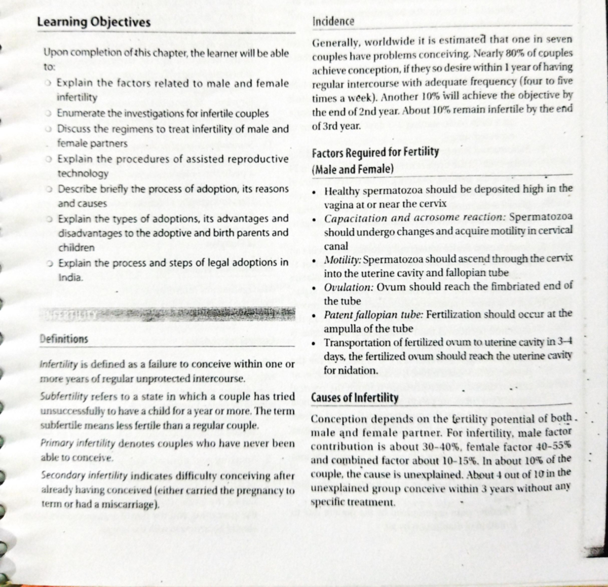 Infertility: Key Lecture Notes for Exam Preparation - Studocu