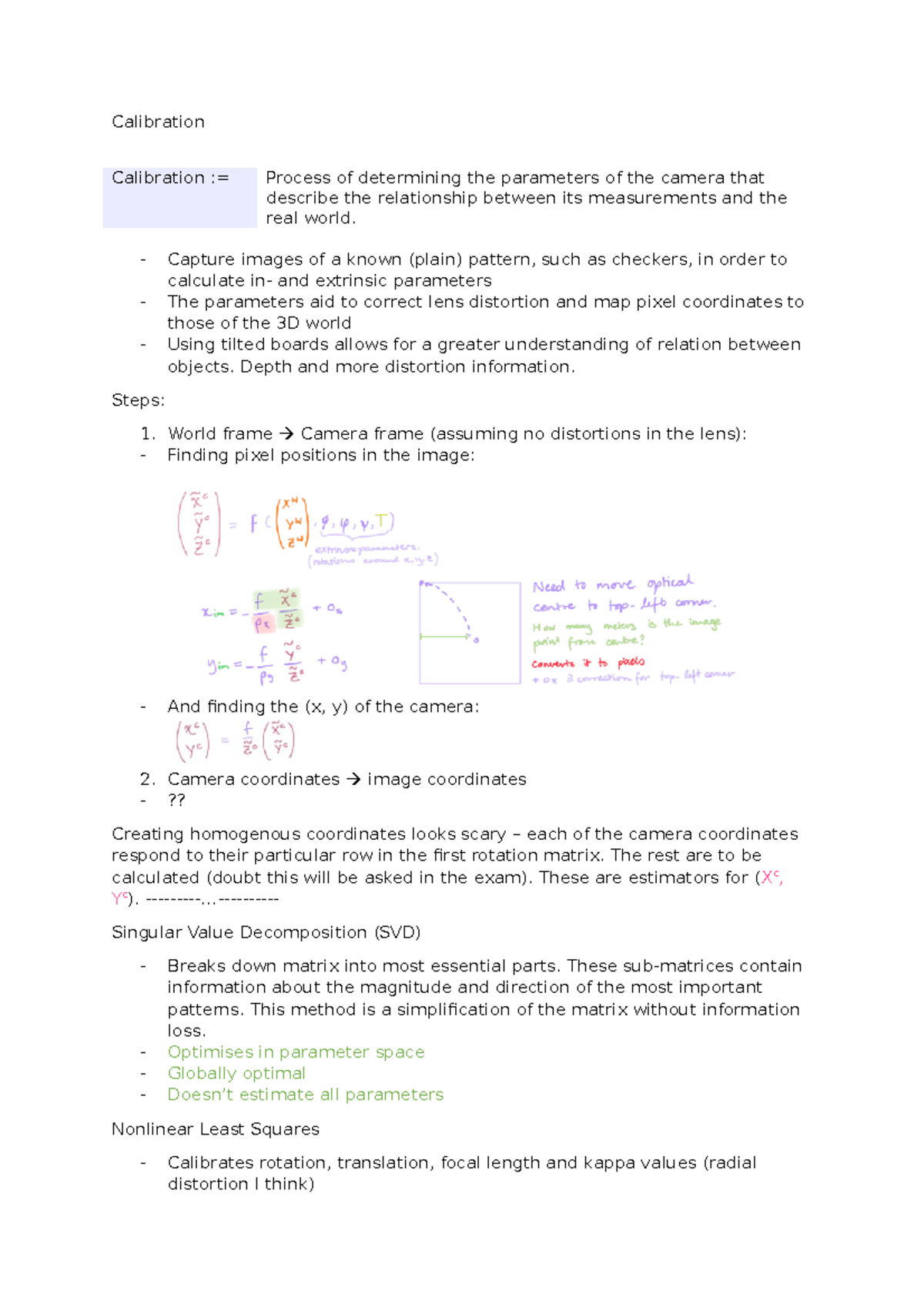 3 Calibration - 3. lecture - Calibration Calibration := Process of ...