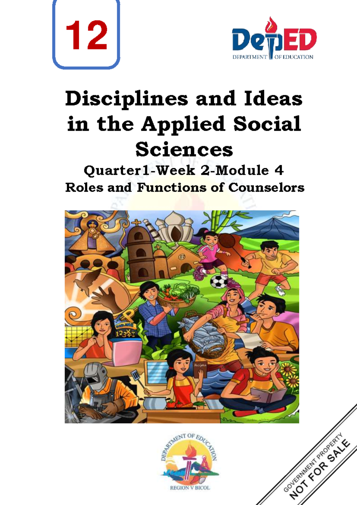 Diass-Q1-M4: Roles and Functions of Counselors - HUMSS Module 4 - Studocu