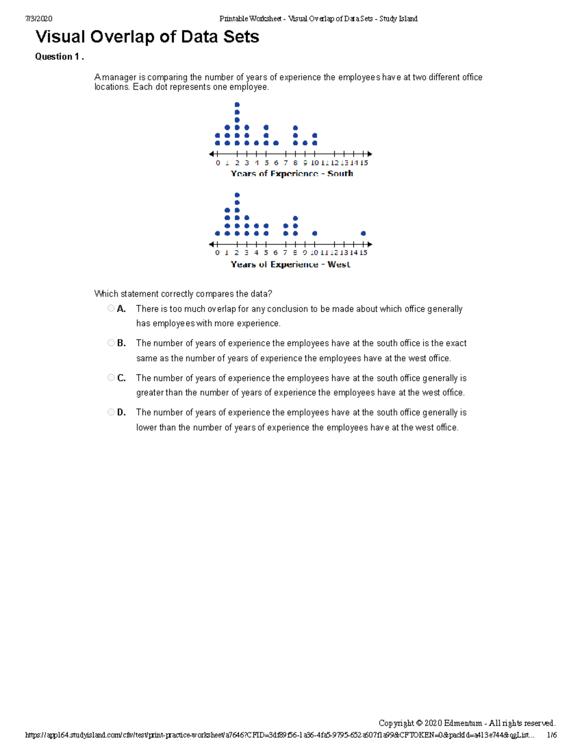 859631055 7 SP 3 Visual Overlap of Data Sets Worksheet - Studocu