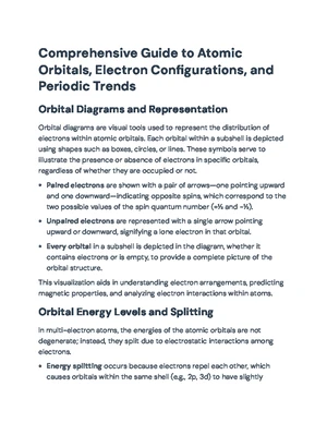 Electron Configurations - Study Notes & Assignments - Studocu