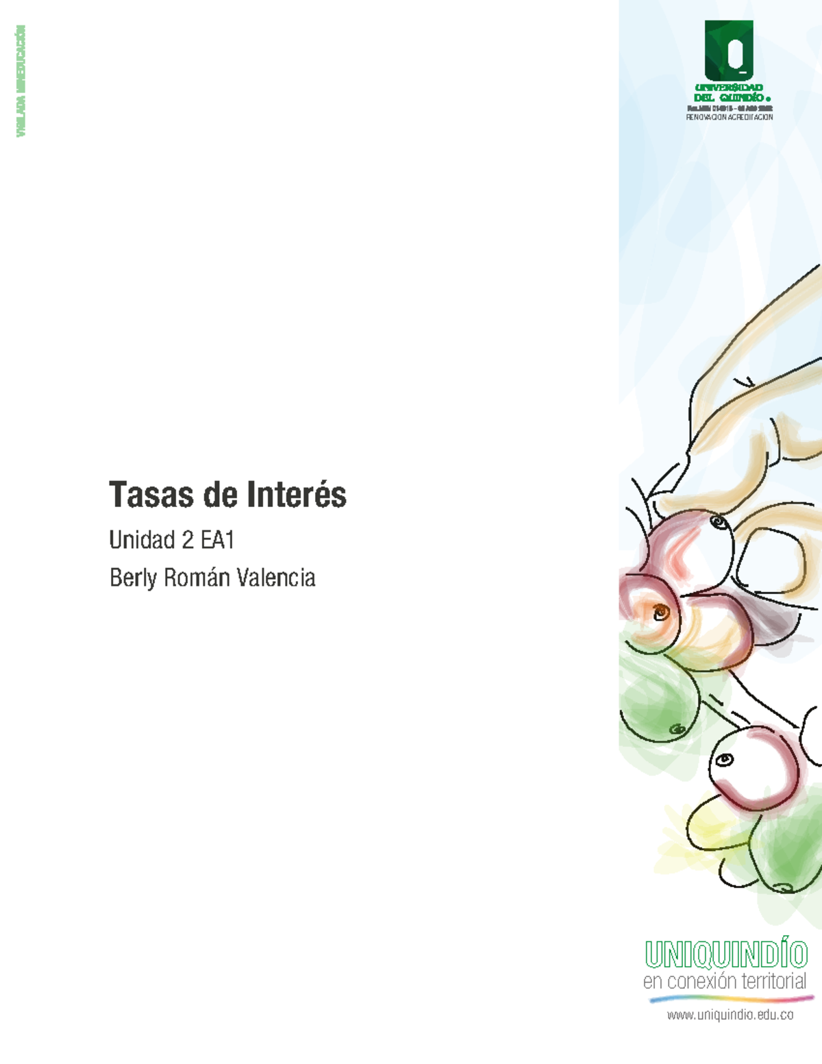 Ejercicios sobre Tasas de Interés - Unidad 2 EA - Studocu