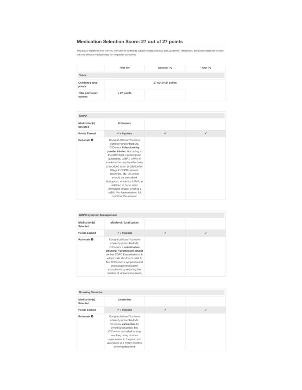 Medication Selection for Varenicline: Patient Info & Dosage Guide - Studocu