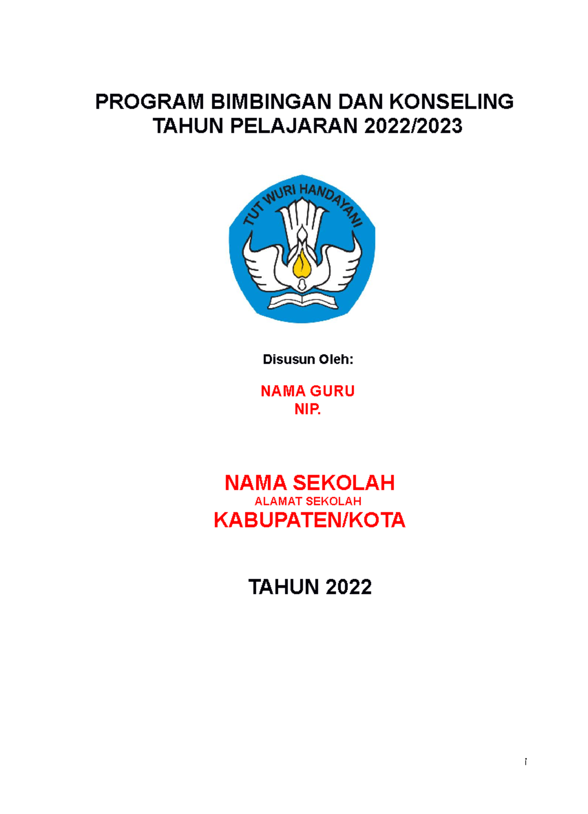 Program BK Merdeka Belajar: Bimbingan dan Konseling di SMK 2022/2023 ...