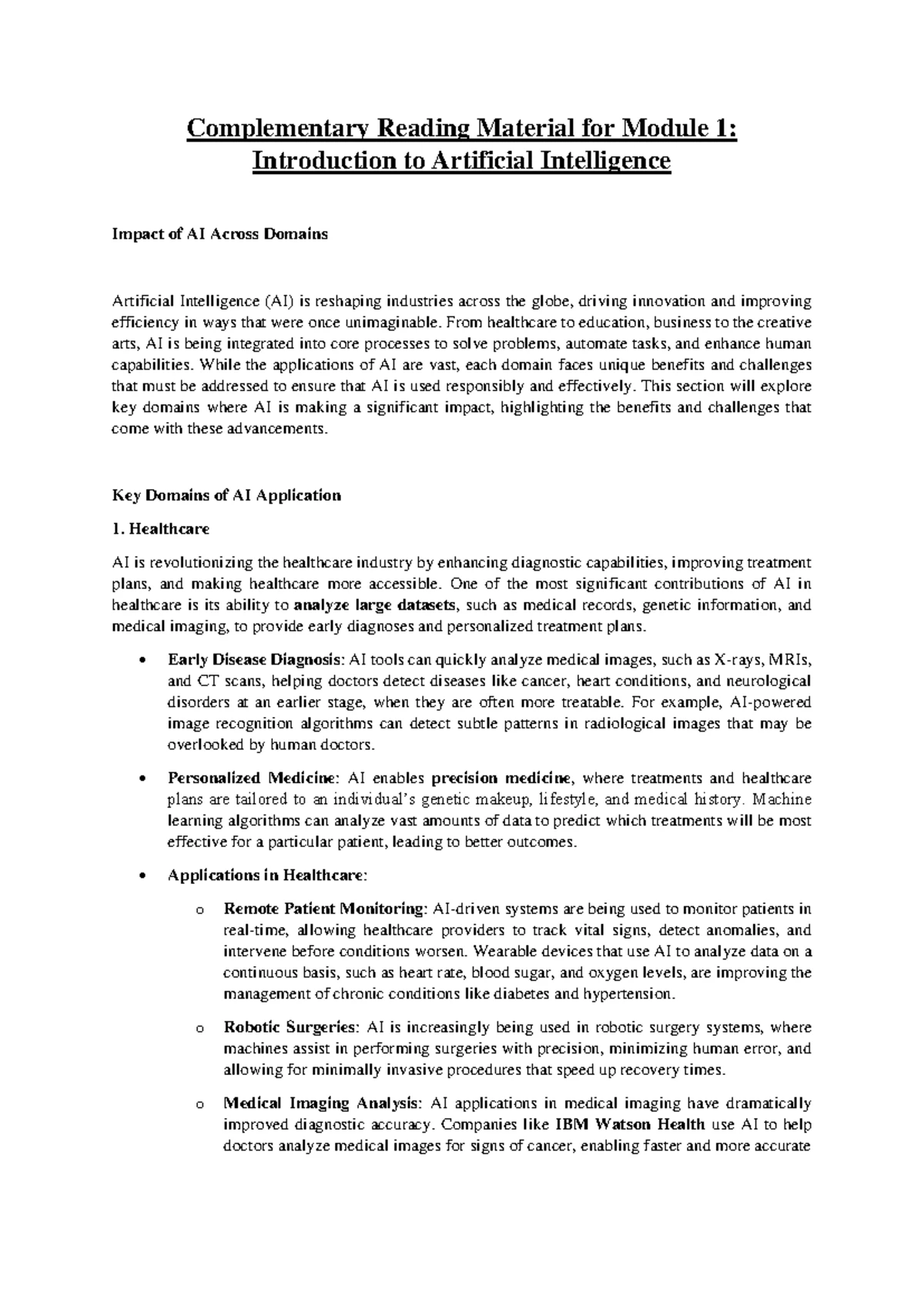 SLM AI tools and Applications Module 1 new 3 - Complementary Reading ...