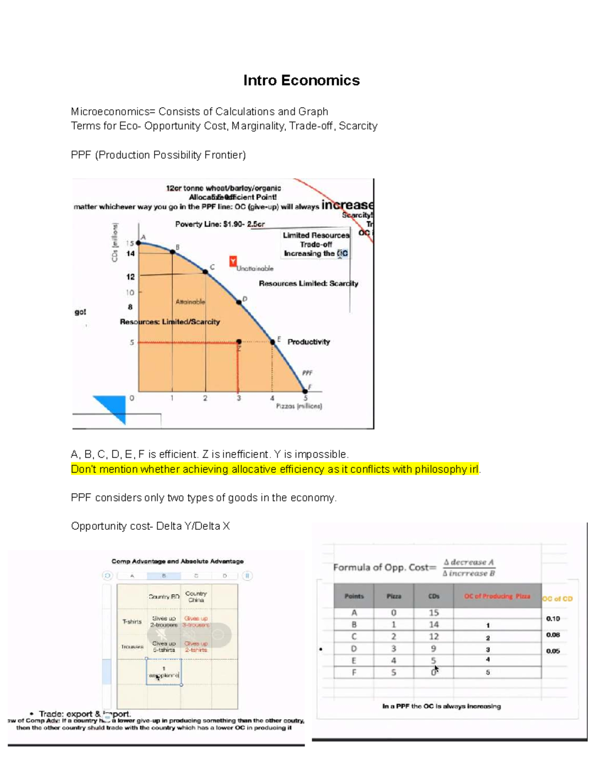 ECO 101 Final Exam Notes: Key Concepts in Economics and Elasticity ...