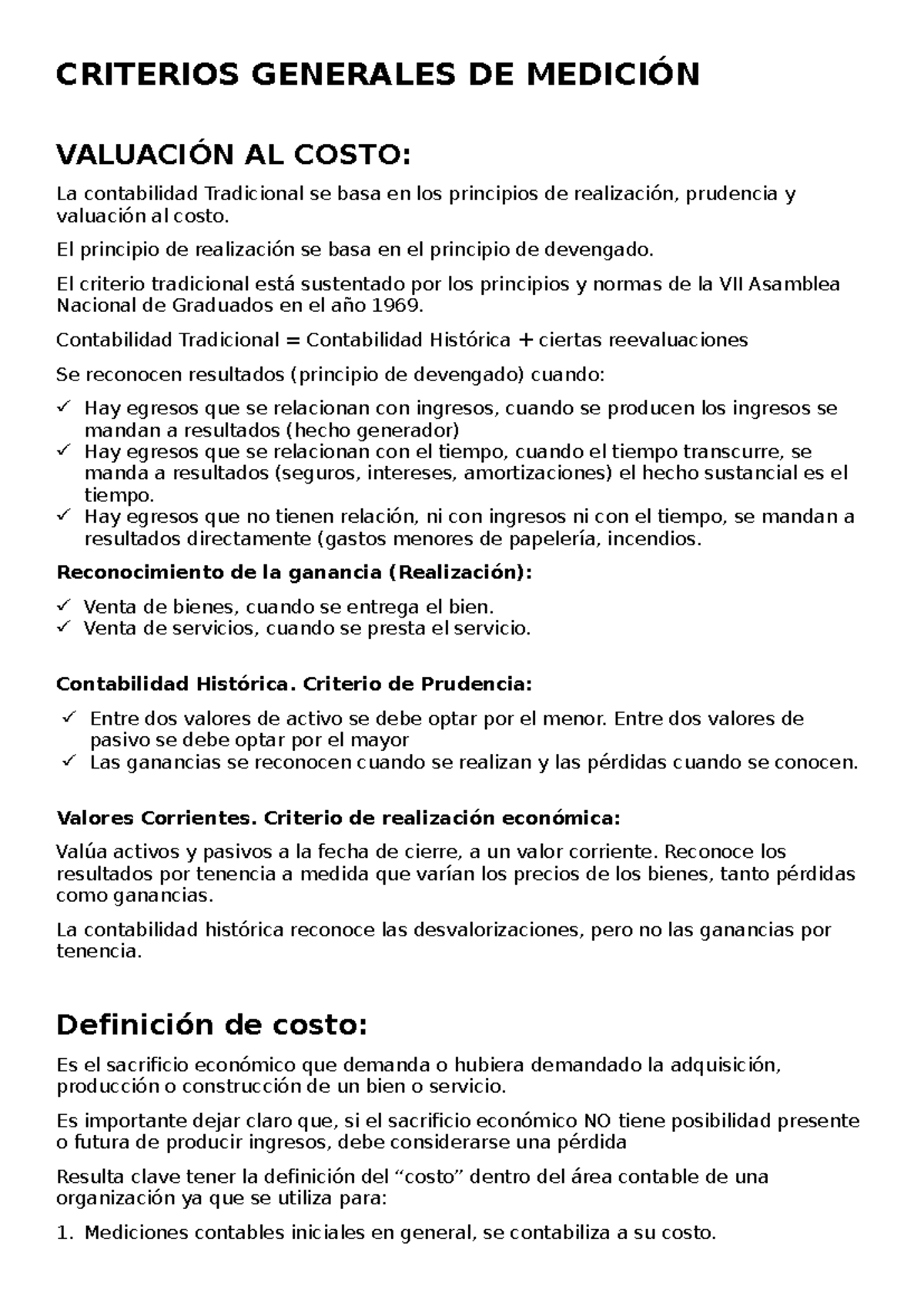 Resumen de Criterios Generales de Medición en Contabilidad Financiera ...