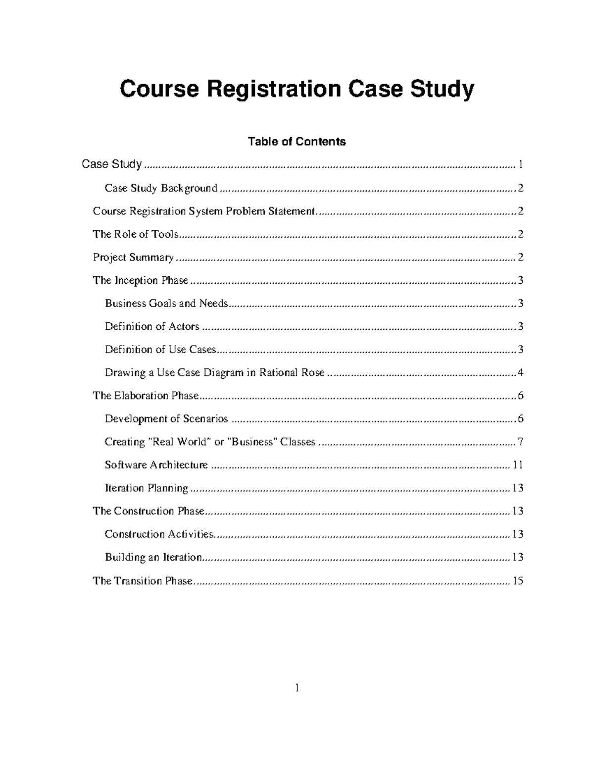 Course Registration System Case Study (UR 101) - Studocu
