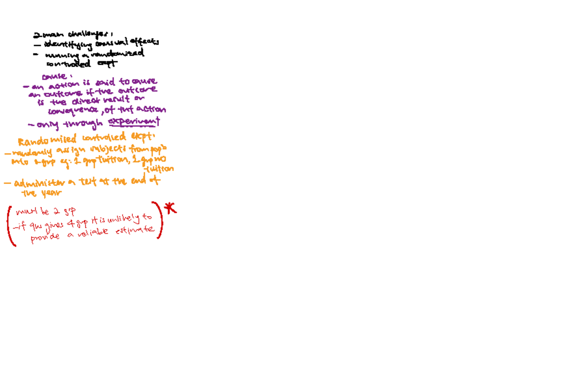EC3303 Lecture Summaries: Challenges in Randomized Experiments - Studocu
