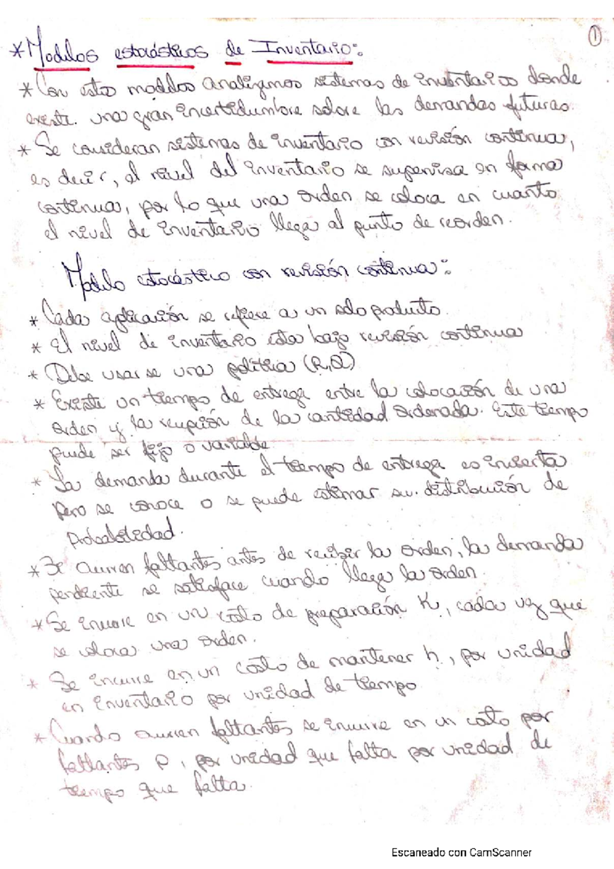 Modelos Estocásticos de Inventario: Análisis y Políticas (ECO 101 ...
