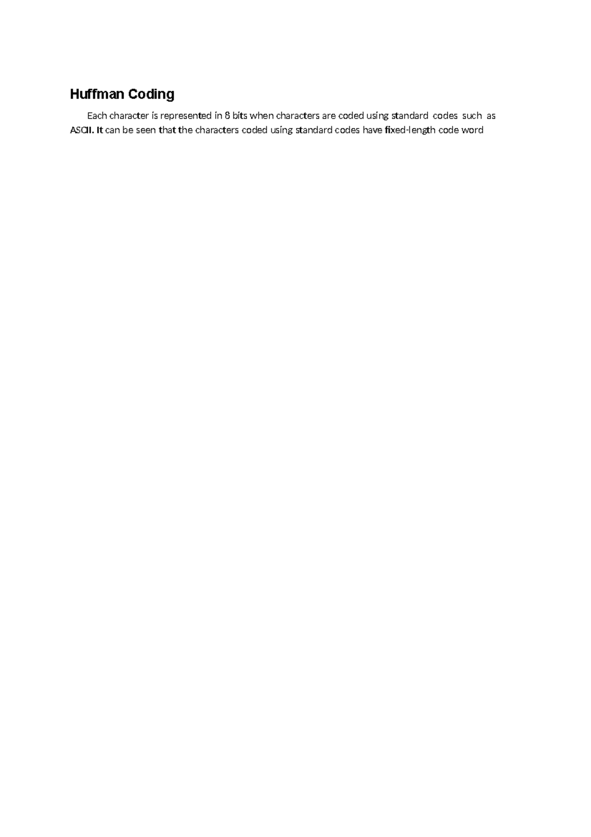 Algorithms Notes: Huffman Coding, Activity Selection, and DP - Studocu