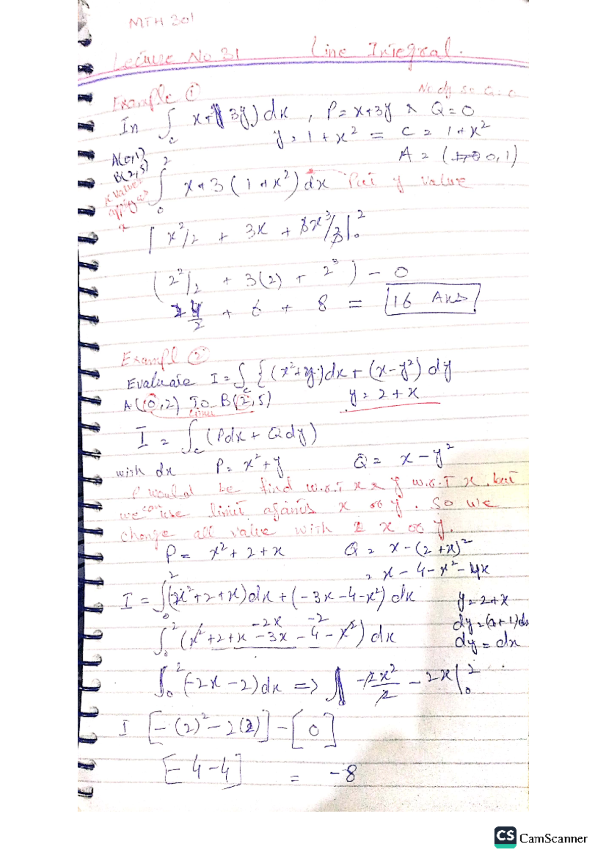 Mth301 lec 31 - mth 301 lecture 31 notes - MTH 301 Lecture No 31 Line ...