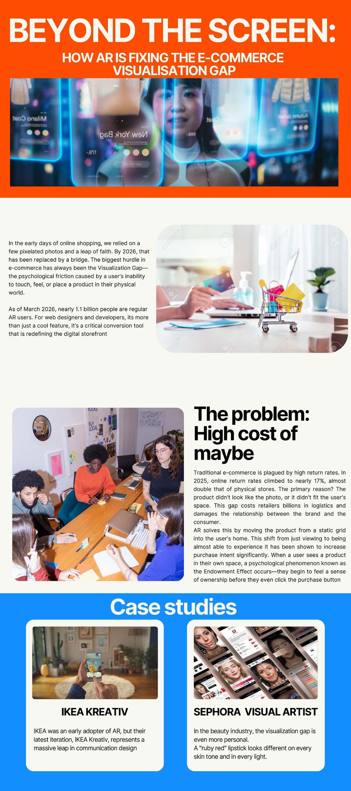 AR IN ONLINE SHOPPING: BRIDGING THE VISUALIZATION GAP - Studocu
