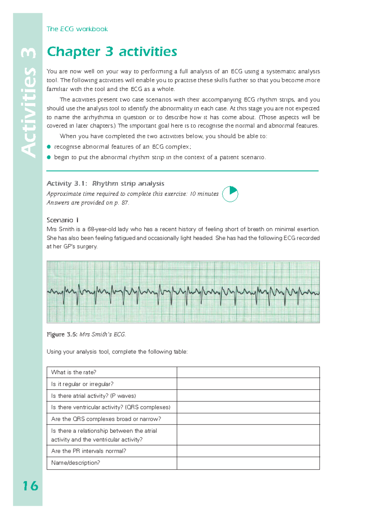 ECG Analysis Activities - Assignment - ECG 101 - Studocu