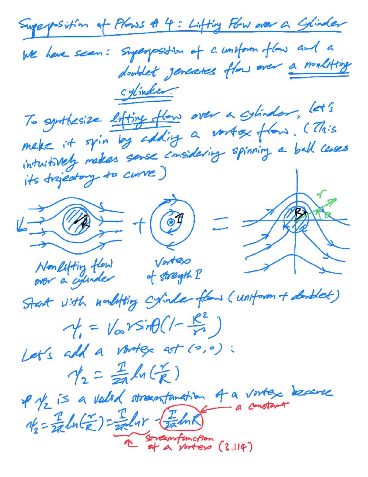 Final Exam Study Notes for Math 101: Superposition in Fluid Mechanics ...