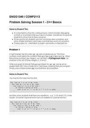 Problem-solving-M7 - ENGG1340 / COMP Problem Solving Session 4 ...