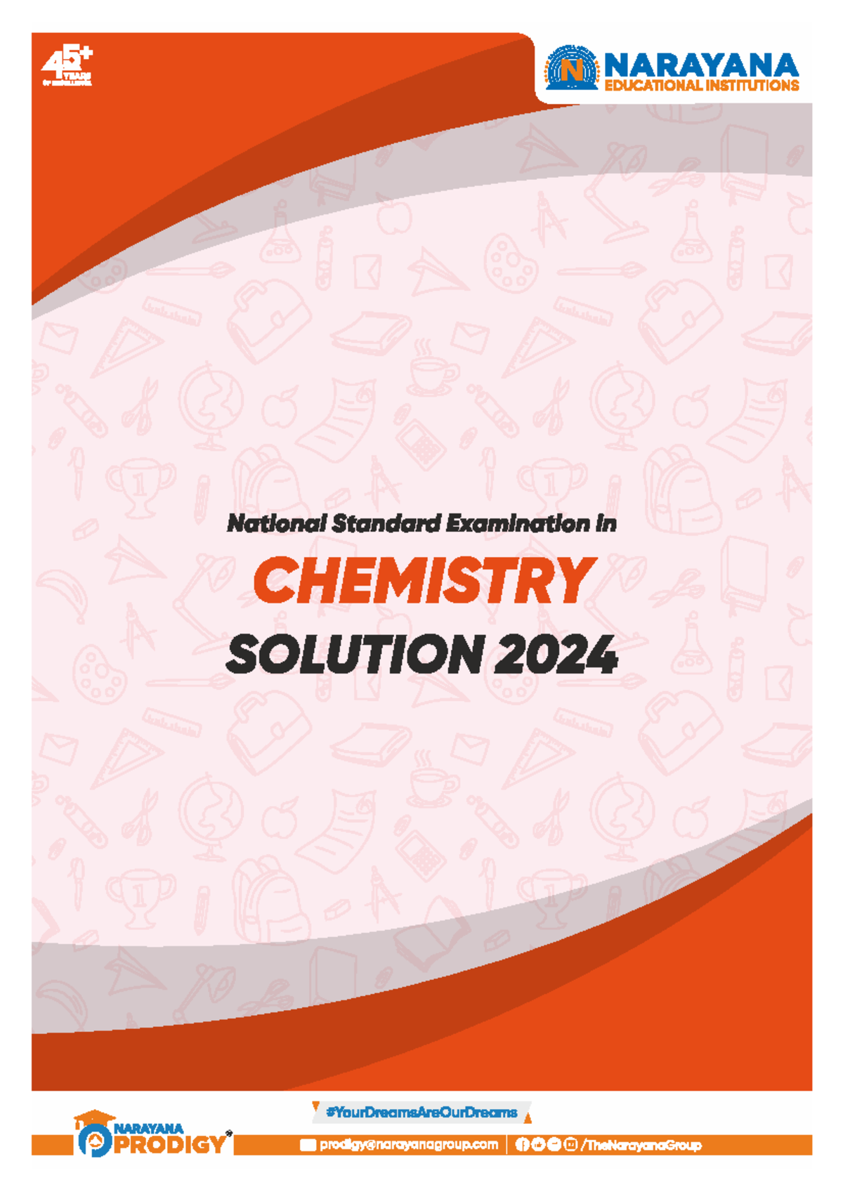 NSEC-34 National Standard Examination Chemistry Paper with Solutions ...