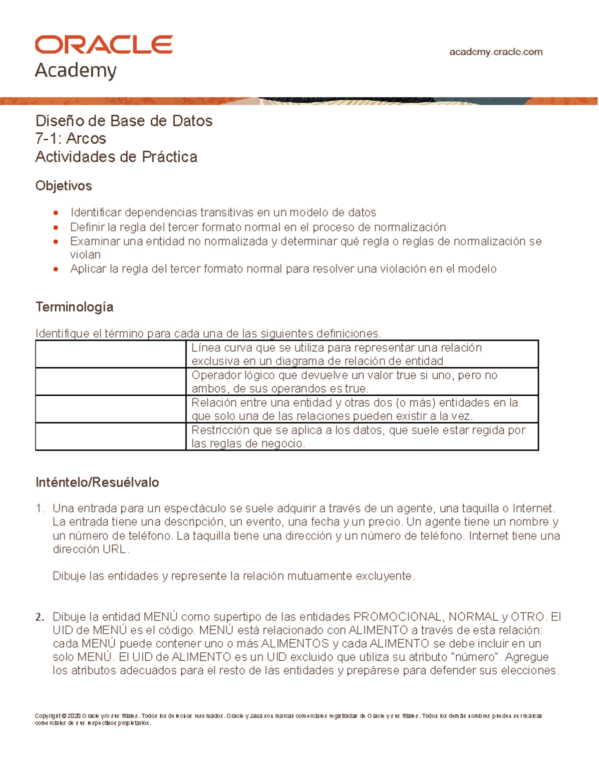 DD 7 1 Prácticas Básicas en Diseño de Base de Datos - Studocu