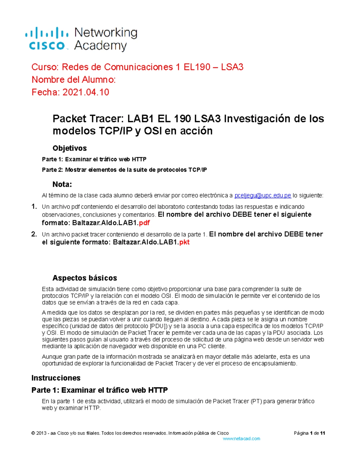 Laboratorio 6.2: Resolución de Problemas de VLAN en Packet Tracer - Studocu