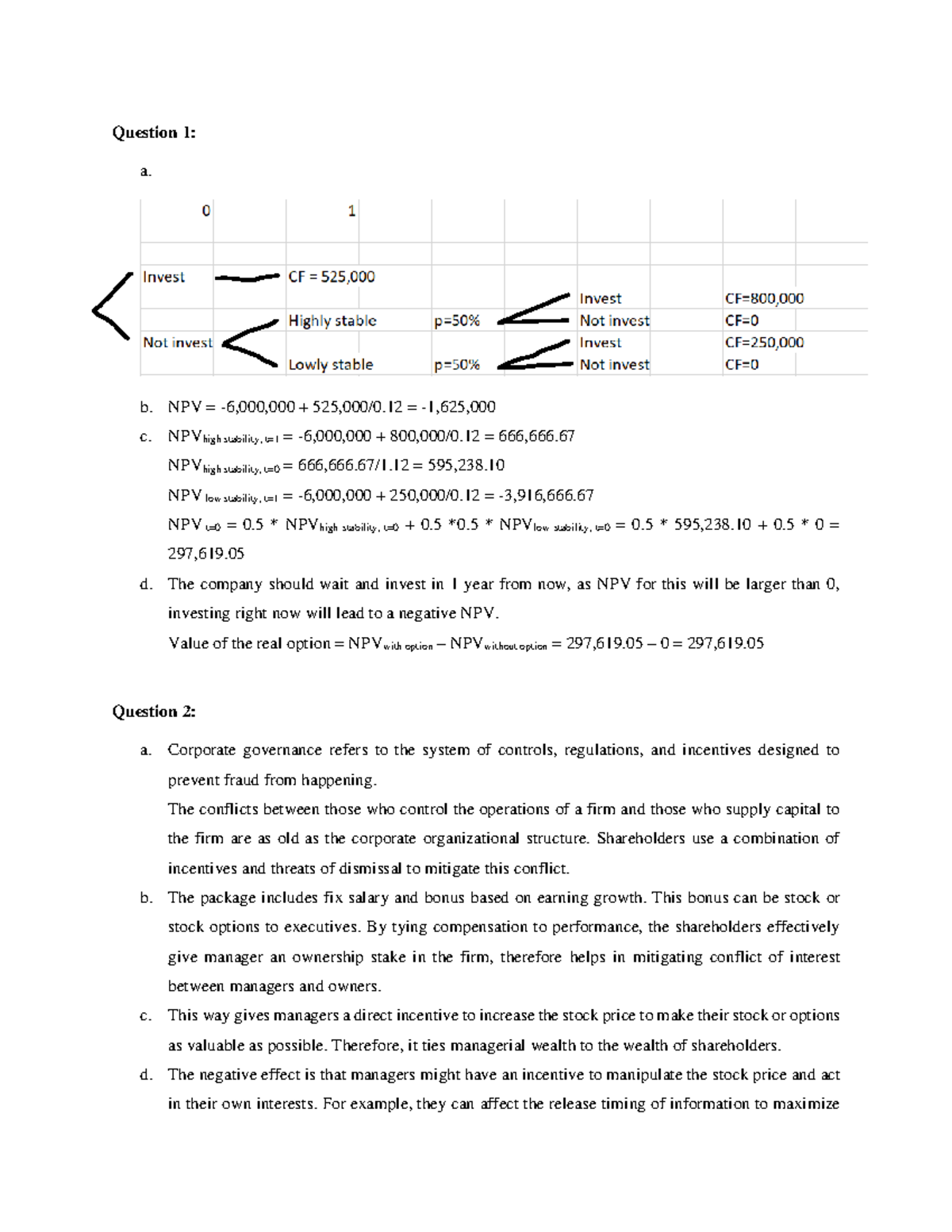 Finance Homework Answers - Week 7 (FIN-202) - Studeersnel