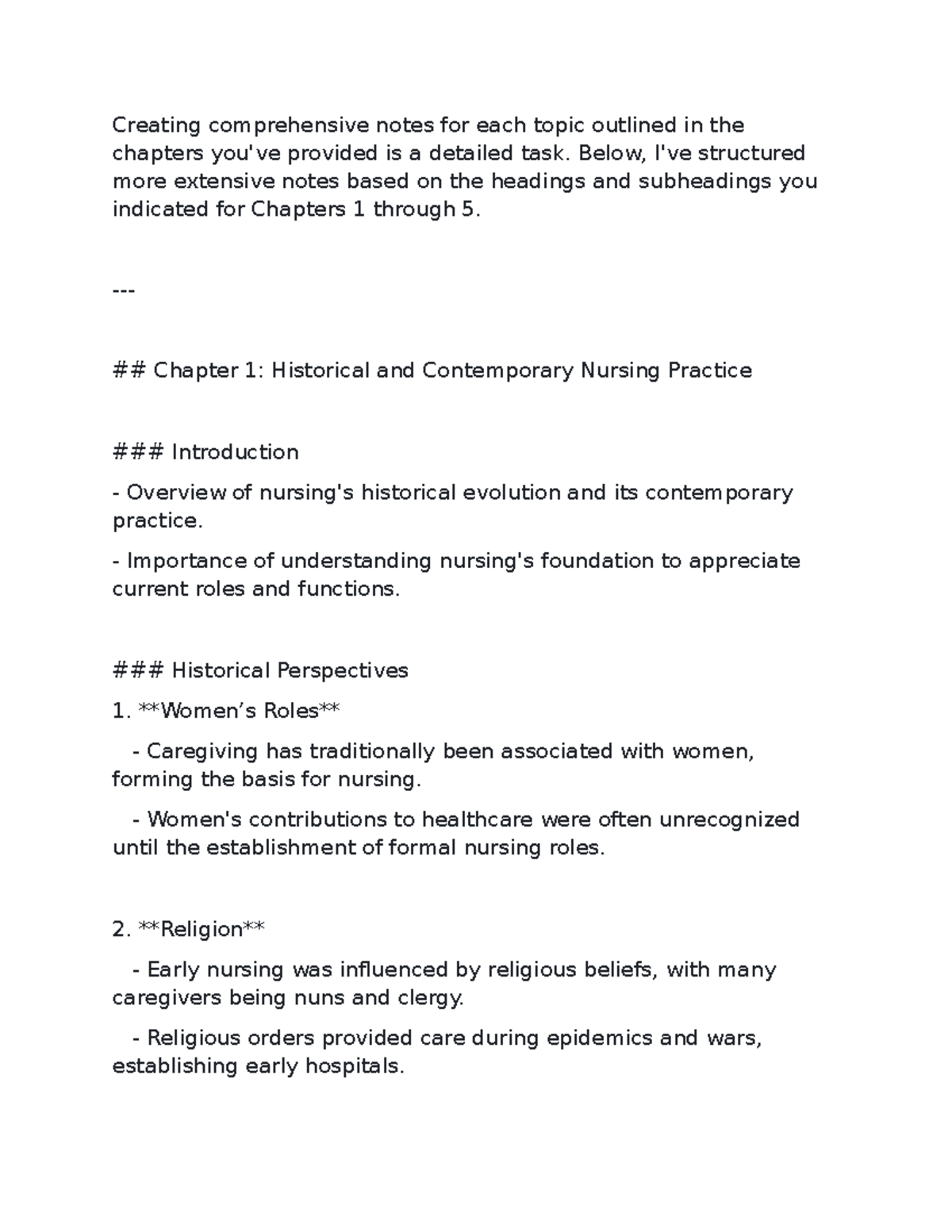 Funda Notes for Nursing Practice: Chapters 1-5 Overview and Insights ...