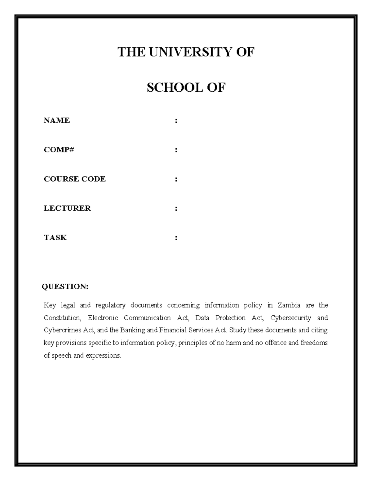 EEE 6545 MINI Project - GREAT NOTES - THE UNIVERSITY OF SCHOOL OF NAME ...