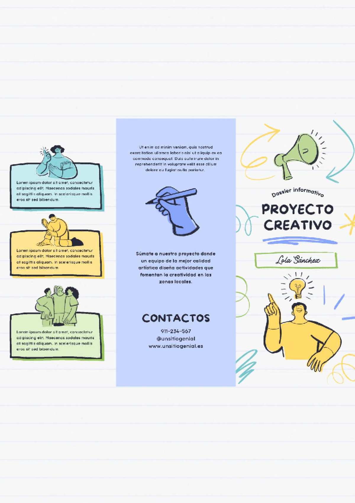 Proyecto Creativo: Fomentando la Creatividad Local - Studocu