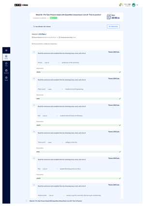 Week 06 - Task - Listening Week 06 - Intento Revisa tu exámen y valida ...