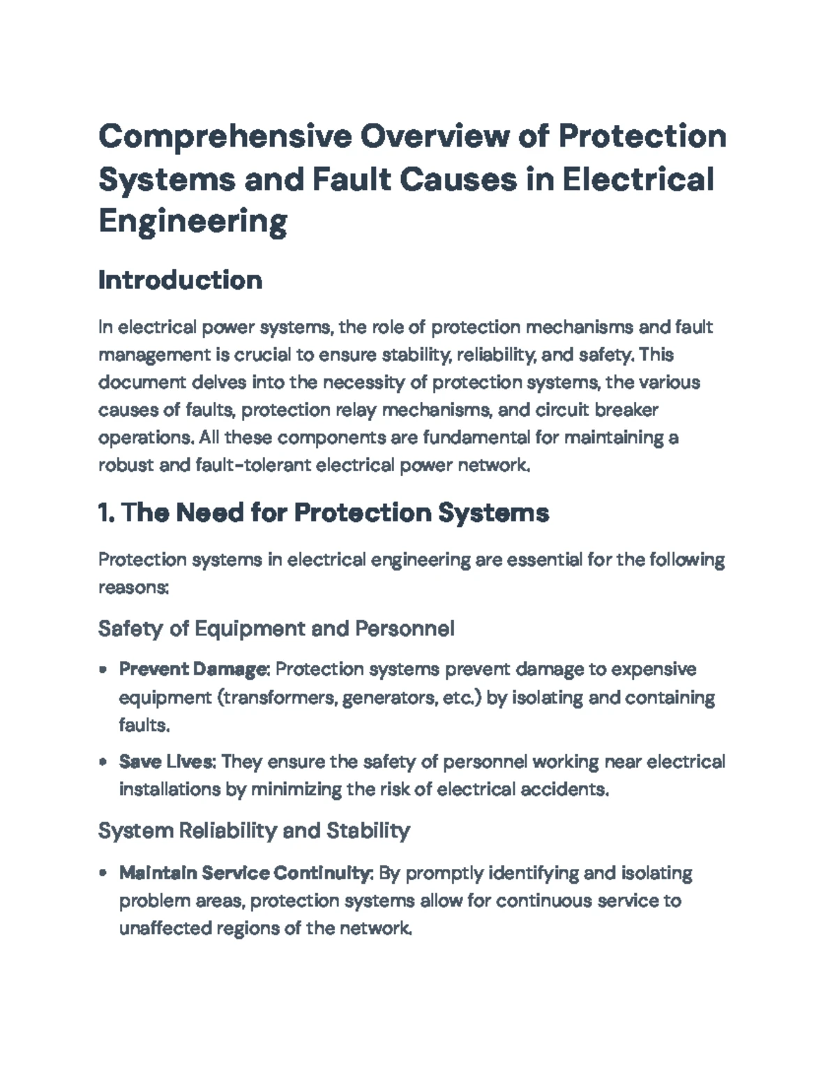 Unit 2: Static Relays and Their Applications in Power System Protection ...