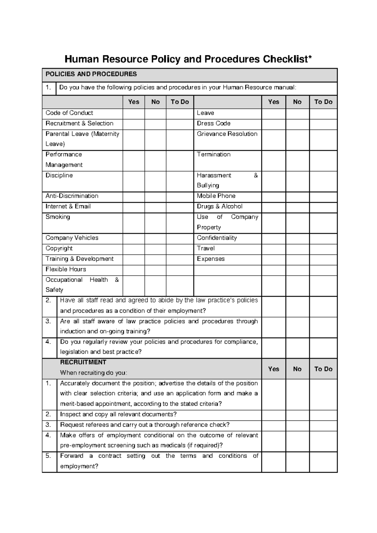 Human Resource Policy - Pp brown file - Human Resource Policy and ...