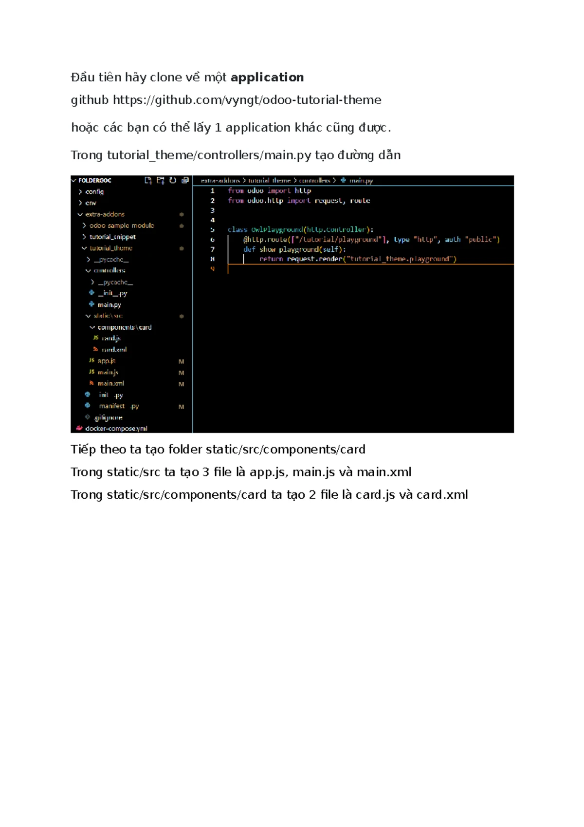 Clone code từ github vào extra 1 - HƯỚNG DẪN CÁCH TẠO BUILDING BLOCK ...