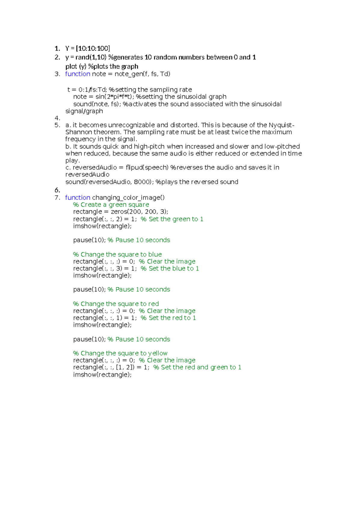 MATLAB Code Answers & Functions for Signal Processing and Graphics ...